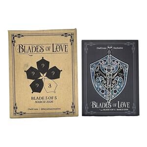 OwlCrate The Knight and the Moth Blades of Love Pin - Rachel Gillig March 2026